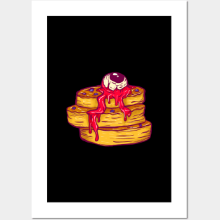 Spooky Pancake Halloween Theme Posters and Art